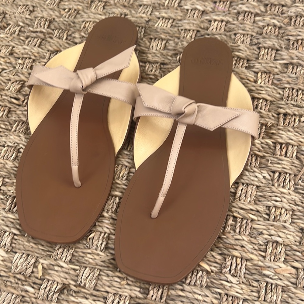 Alexandre Birman 38.5 nude bow sandal